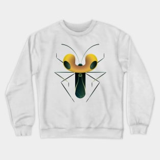 Yellow and exotic bug Crewneck Sweatshirt